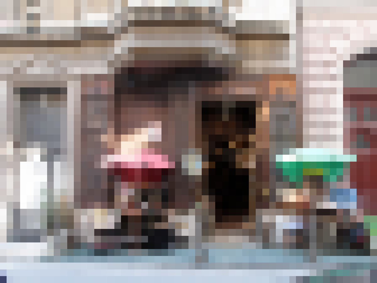 Diners share a meal at a Sarajevo restaurant